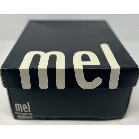 Mel Dreamed by Melissa Girl's Black Glitter Rain Boot Ruffle Me This‎ Size 3 - Picture 7 of 9